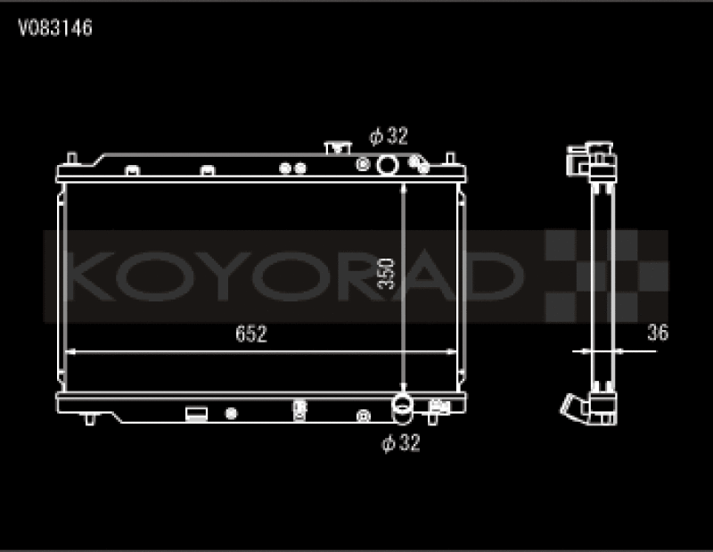 Koyo — Koyo 94-01 Acura Integra (MT w/ Showa/Denso OEM) Radiator
Racing Radiator