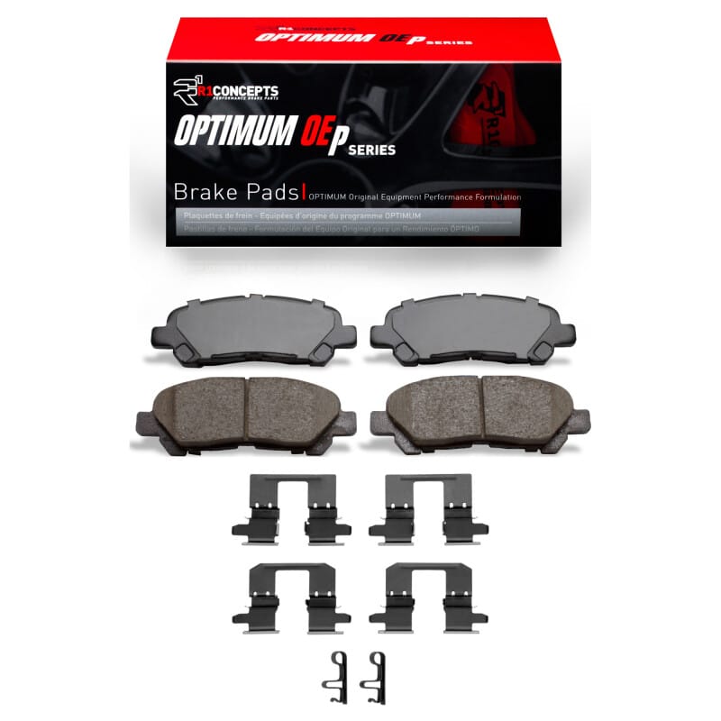 R1 Concepts — R1 08-13 Toyota Highlander Rear Optimum OE Pads & Hardware Kit
R1 Optimum Oe Pads a