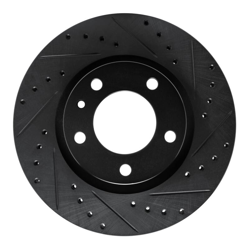 R1 Concepts — R1 87-88 BMW M6 Front Right Drilled & Slotted Black Brake Rotor
R1 Brake Rotor Drill