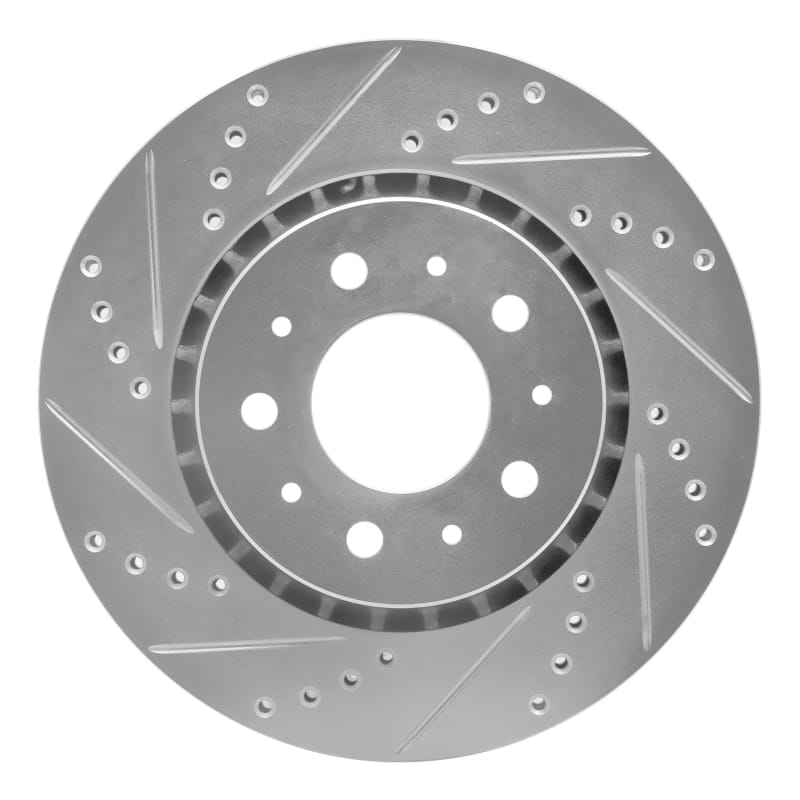 R1 Concepts — R1 82-92 Volvo 780 Front Left Drilled & Slotted Silver Brake Rotor
R1 Brake Rotor Drill