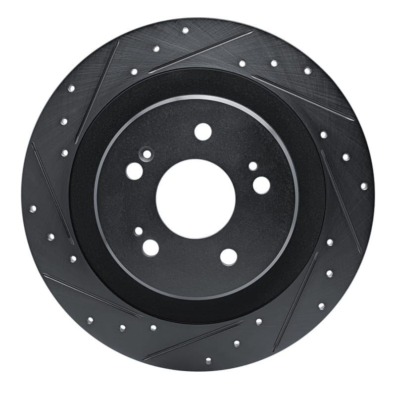 R1 Concepts — R1 2021-2025 Acura TLX Rear Left Drilled & Slotted Black Brake Rotor
Disc Brake Rotor