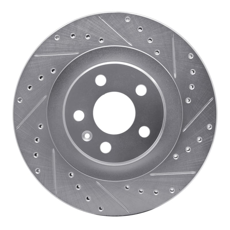 R1 Concepts — R1 16-26 Volvo V60 Cross Country Rear Right Drilled & Slotted Silver Brake Rotor
R1 Brake Rotor Drill