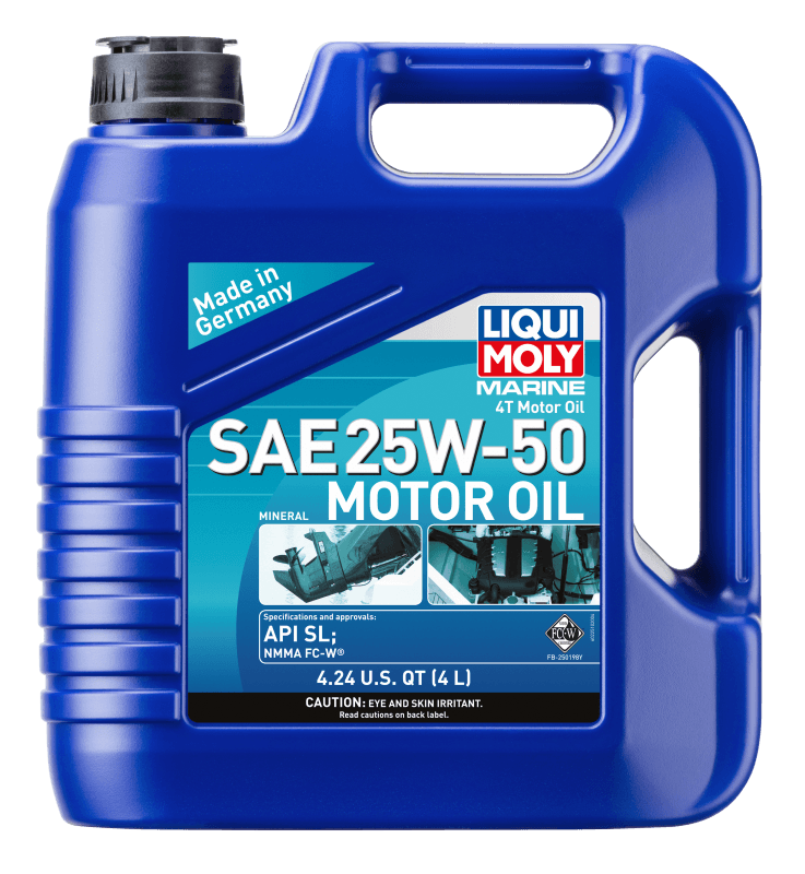 LIQUI MOLY — LIQUI MOLY 4L Marine 4T Motor Oil SAE 25W50