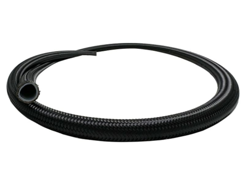 Fuelab — Fuelab Black Nylon Stainless Steel Braided PTFE Hose - 6AN - 3ft