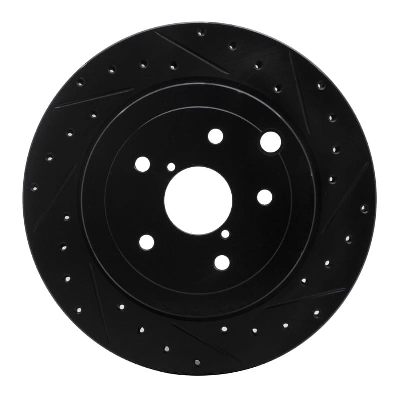 R1 Concepts — R1 08-20 Subaru Impreza Rear Right Drilled & Slotted Black Brake Rotor
R1 Brake Rotor Drill