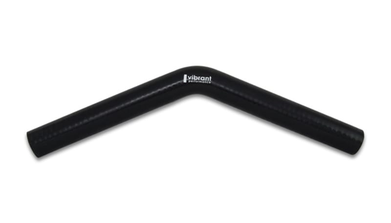 Vibrant — Vibrant 4 Ply Reinforced Silicone Elbow Connector - 1.25in ID x 8in Leg 45 Deg Elbow (BLACK)
1.25"ID45DegSilCoup
Hose Coupler