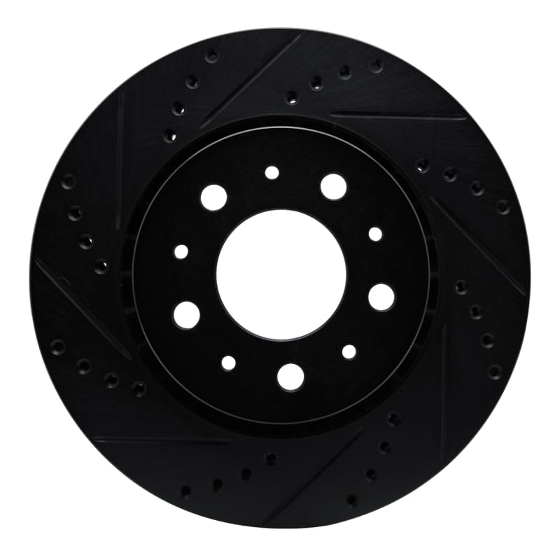 R1 Concepts — R1 82-92 Volvo 940 Front Left Drilled & Slotted Black Brake Rotor
R1 Brake Rotor Drill