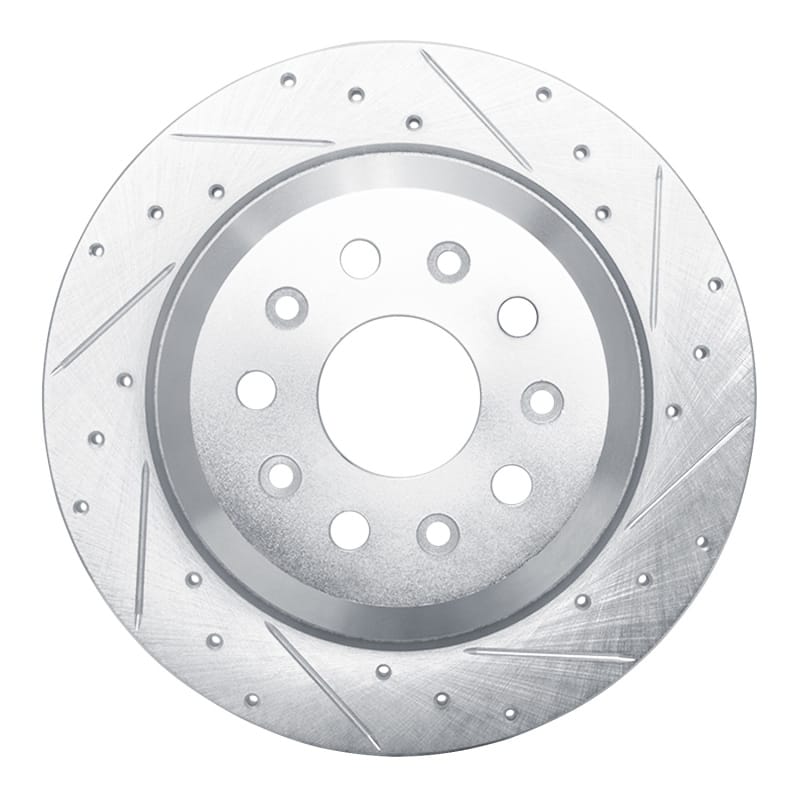 R1 Concepts — R1 99-04 Jeep Grand Cherokee Front Right Drilled & Slotted Silver Brake Rotor
R1 Brake Rotor Drill