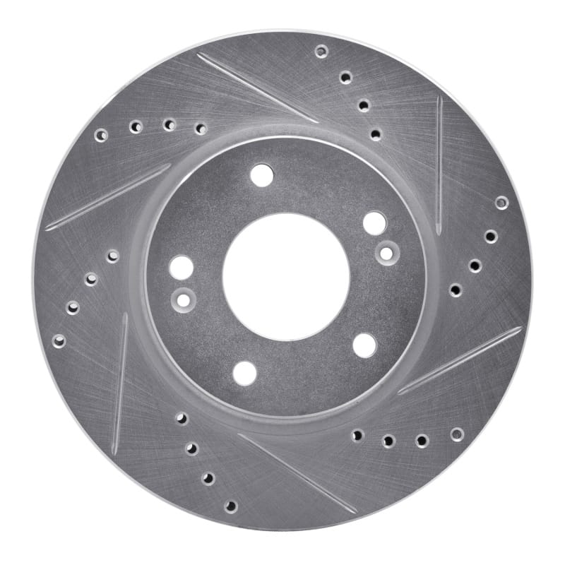 R1 Concepts — R1 17-22 Hyundai Ioniq Front Right Drilled & Slotted Silver Brake Rotor
R1 Brake Rotor Drill