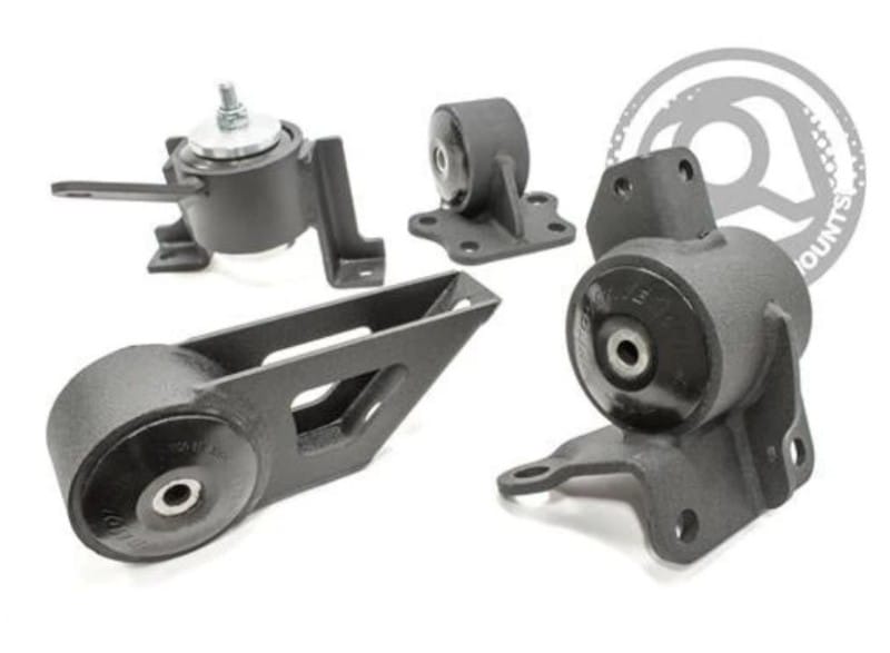 Innovative Mounts — Innovative 05-12 Lotus ELISE/EXIGE 2ZZ Black Steel Mounts 95A Bushings