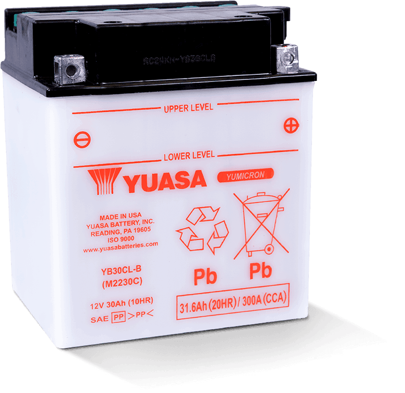 Yuasa Battery — Yuasa YB30CL-B Yumicron CX 12-Volt Battery