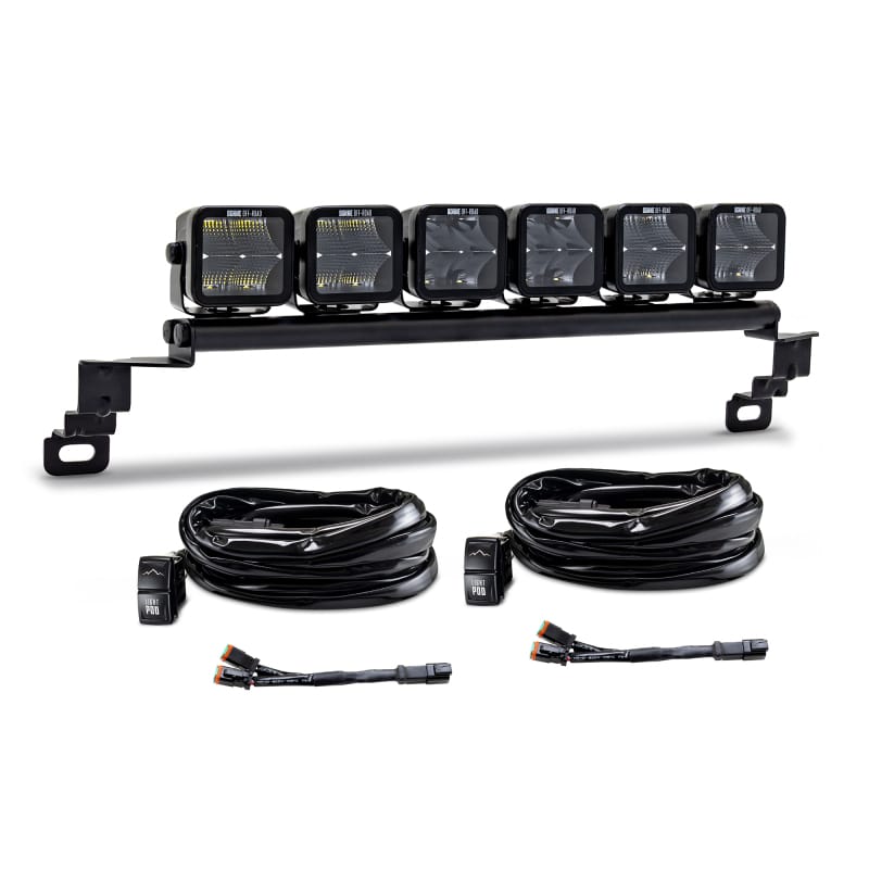 Borne Off-Road — Borne Off-Road 2021+ Ford Bronco Direct Fit Light Pods - Standard Bumper - Kit of 6