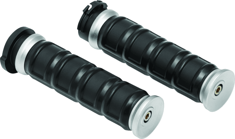 Kuryakyn — Dillinger Grips Dual Cable Silver
