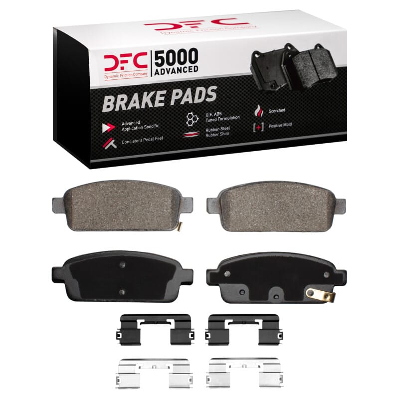 DFC — DFC 16-16 Cadillac ELR Rear 5000 Advanced Ceramic Brake Pads and Hardware Kit
DFC Brake Pad Set