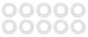 Moroso — Moroso Drain Plug Washer - Nylon - 10 Pack