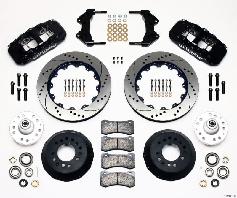 Wilwood — Wilwood AERO6 Front Hub Kit 14.00 Drilled WWE ProSpindle
BRAKE KIT