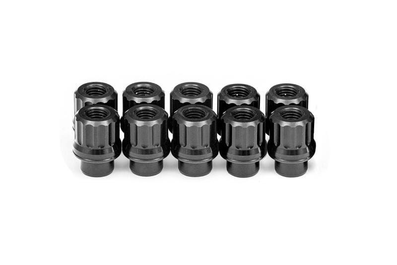 BMR Suspension — BMR 97-19 Chevrolet Corvette C5/C6/C7 Lug Nut Kit 12mm x 1.50 RH Shank 12-pt Alum Set of 10