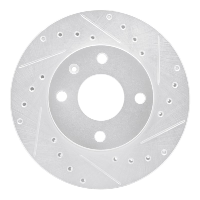 R1 Concepts — R1 85-89 Merkur XR4TI Front Right Drilled & Slotted Silver Brake Rotor
R1 Brake Rotor Drill