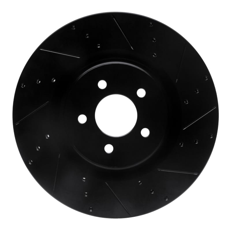 R1 Concepts — R1 07-14 Ford Mustang Front Right Drilled & Slotted Black Brake Rotor
R1 Brake Rotor Drill