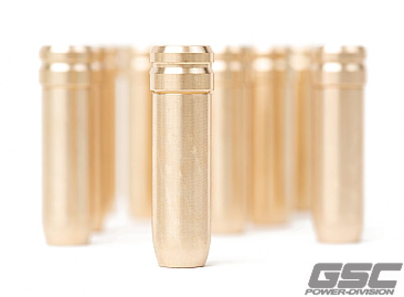 GSC Power Division — GSC P-D Toyota 2JZ Manganese Bronze Intake Valve Guide Stopper Style - Set of 12