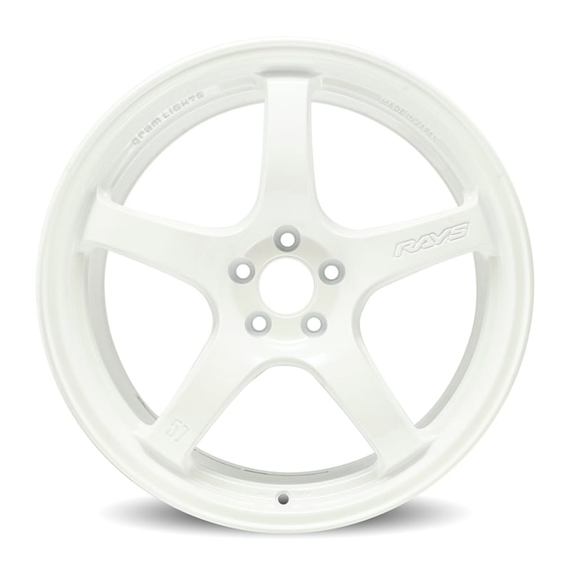 Gram Lights — Gram Lights 57CR 19x9.5 +25 5x114.3 Ceramic White Wheel