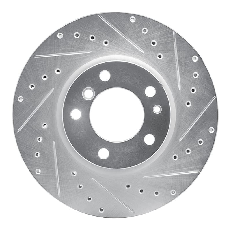 R1 Concepts — R1 93-97 BMW 840CI Front Right Drilled & Slotted Silver Brake Rotor
R1 Brake Rotor Drill