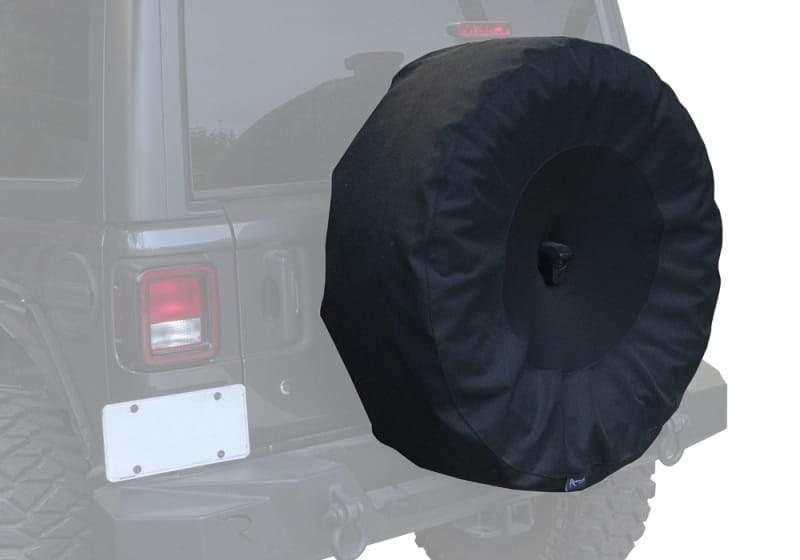 Rampage — Rampage 2018-2019 Jeep Wrangler(JL) Sport 2-Door Tire Cover w/Cam Slot 33in -35in - Black
Spare Tire Cover