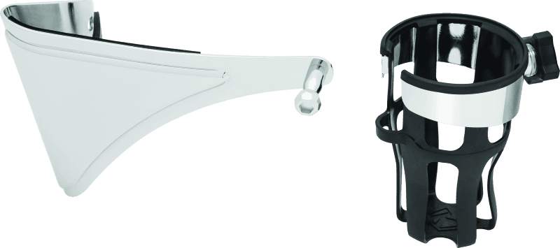 Kuryakyn — Kuryakyn Reflex Drink Holder Right Side HD Touring Passenger Mount 14 and Up Chrome