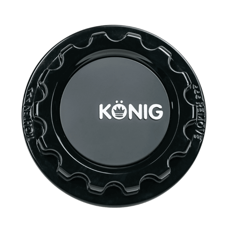 Konig — Konig MRK1 Gloss Black Gear Cap w/ Logo