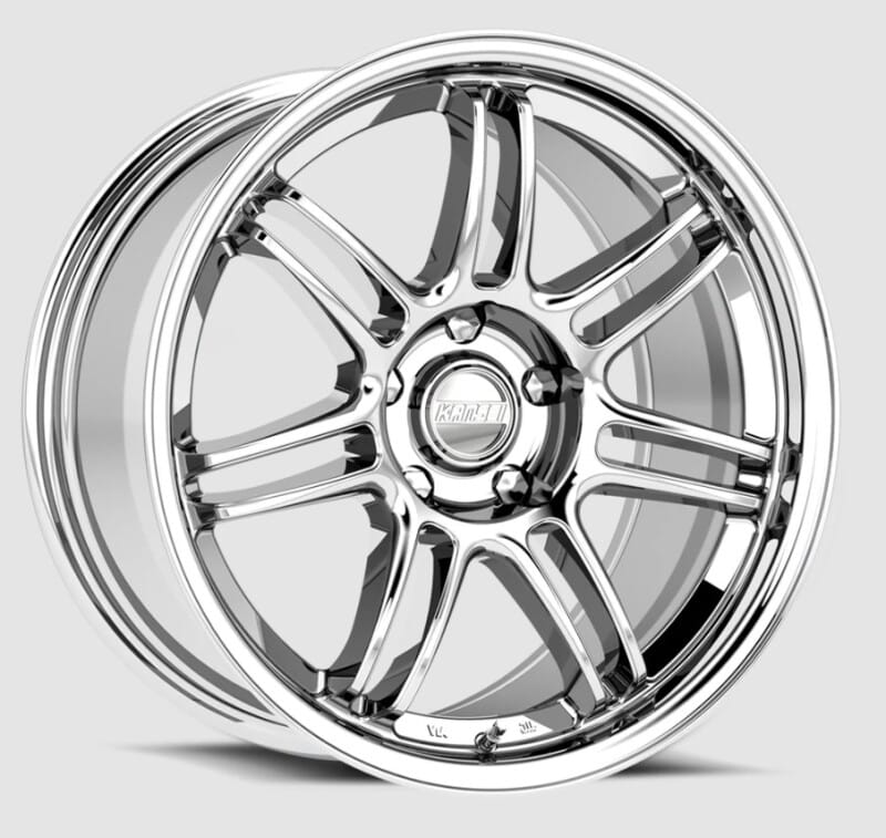 Kansei — Kansei K17X Seven 18x9.5in / 5x114.3 BP / 35mm Offset / 73.1mm Bore - Chrome