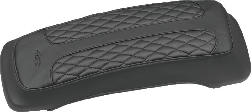 Mustang Motorcycle — Mustang 80-07 Harley Early FL Touring Saddlebag Lid Covers w/Studs- Black