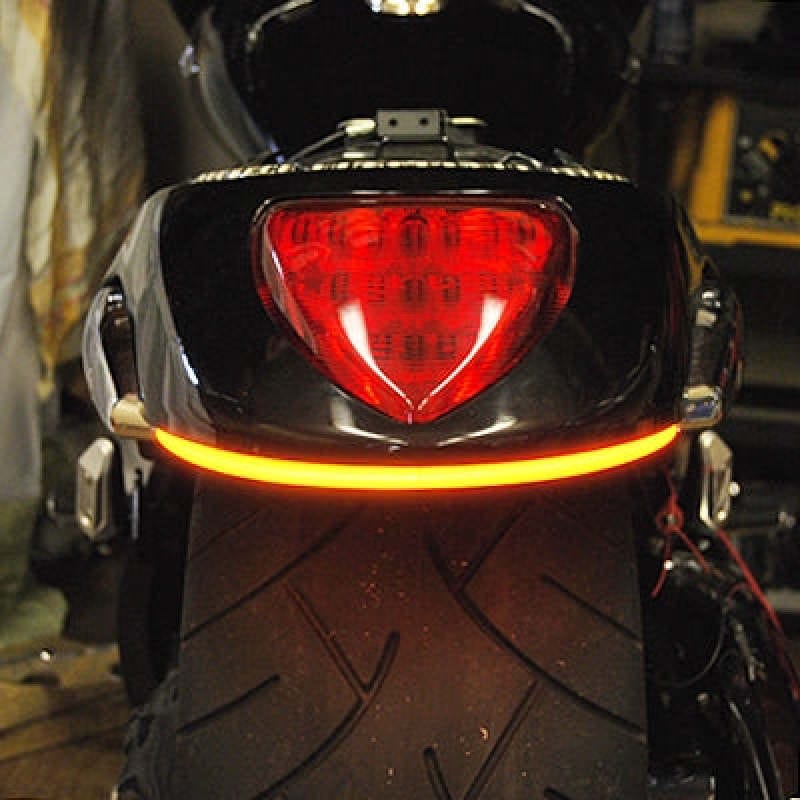 New Rage Cycles — New Rage Cycles 06+ Suzuki M109R Rear Turn Signals w/Load EQ - Amber