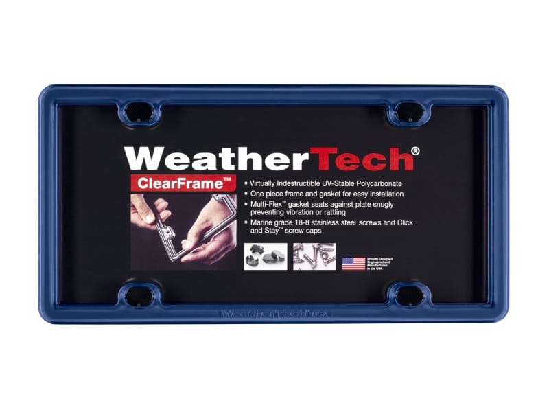 WeatherTech — WeatherTech ClearFrame - Navy Blue
LicensePlateFrame