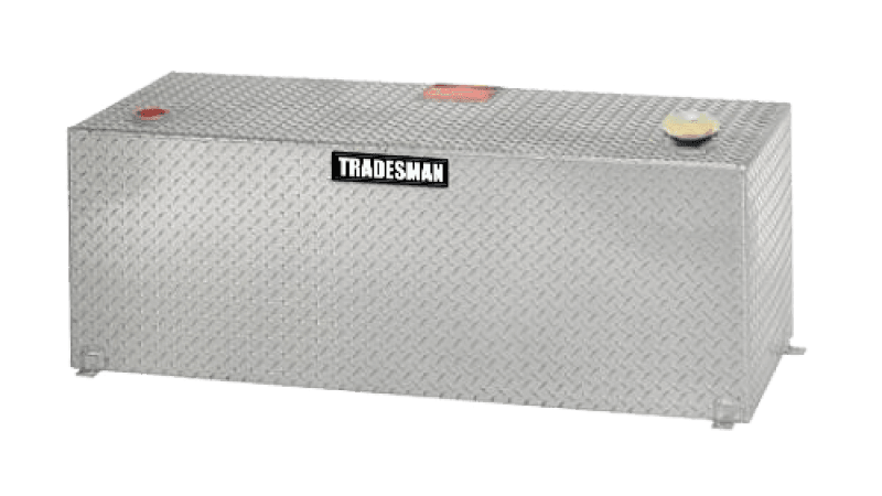 Tradesman — Tradesman Aluminum Rectangular Liquid Storage Tank (98 Gallon Capacity) - Brite