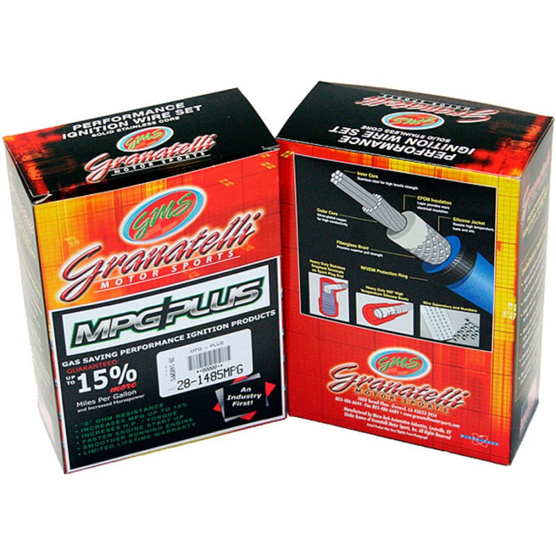 Granatelli Motor Sports — Granatelli 05-10 Pontiac G3/G5/G6/G8 6Cyl 3.5L Performance Ignition Wires
Spark Plug Wire