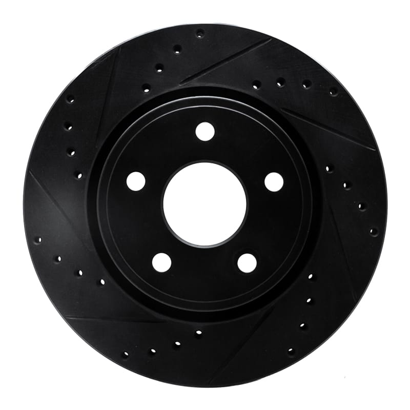 R1 Concepts — R1 05-10 Jeep Commander Front Left Drilled & Slotted Black Brake Rotor
R1 Brake Rotor Drill