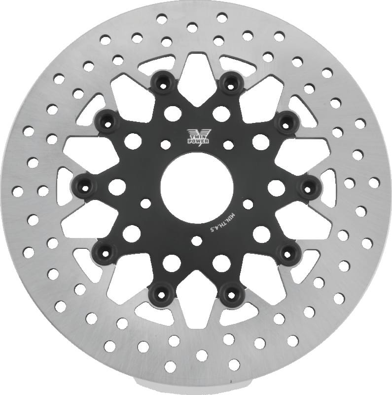 TwinPower — Floating Rotor Mesh Black, Front, 11.8 in.