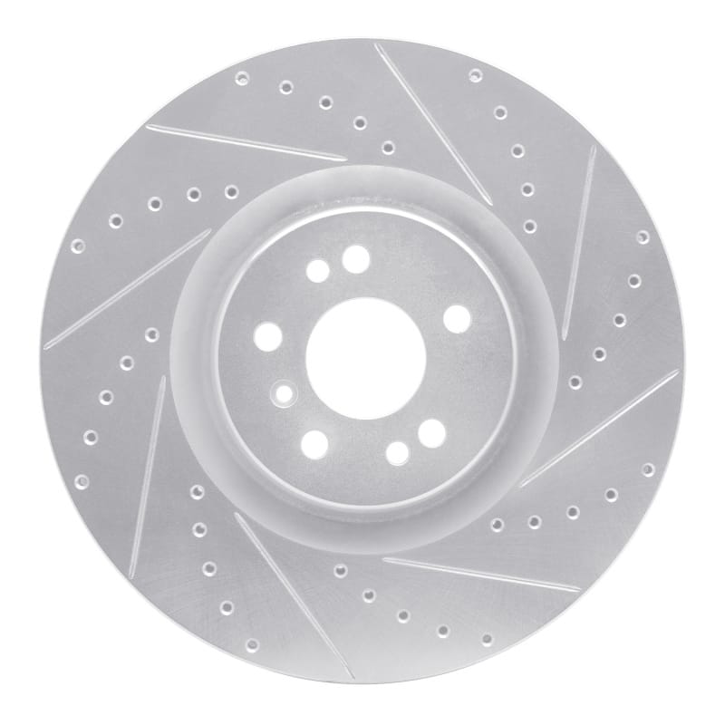 R1 Concepts — R1 07-09 Mercedes-Benz GL320 Front Right Drilled & Slotted Silver Brake Rotor
R1 Brake Rotor Drill