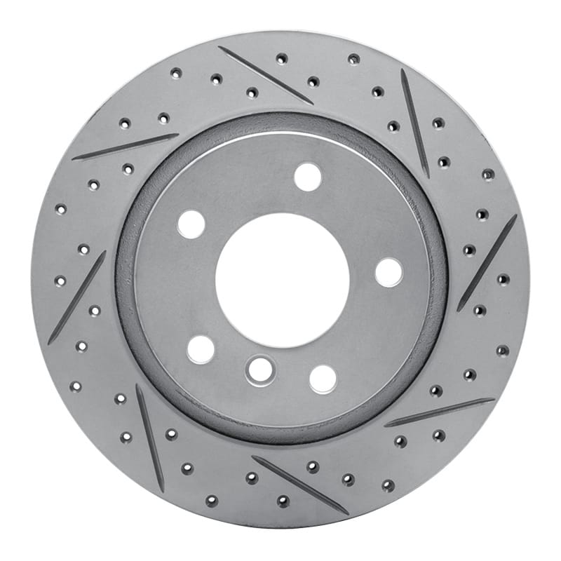 R1 Concepts — R1 03-08 BMW Z4 Rear Right Drilled & Slotted Geo-Carbon Rotor