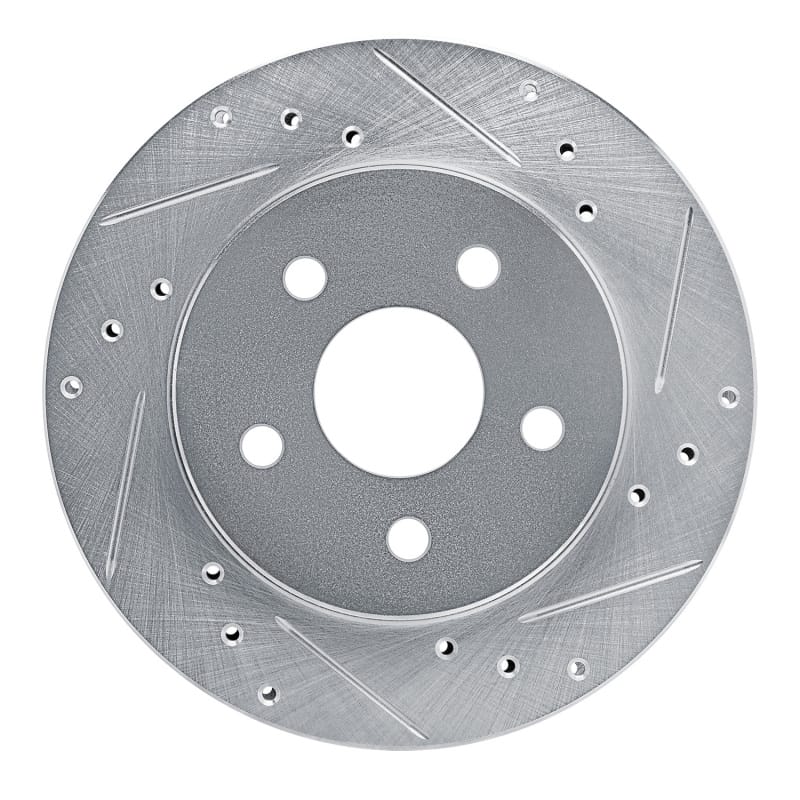 R1 Concepts — R1 88-90 Dodge Monaco Front Right Drilled & Slotted Silver Brake Rotor
R1 Brake Rotor Drill