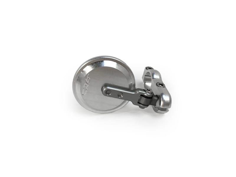 CRG Constructors — CRG Blindsight Folding 2 in. Round Bar-End Mirror - Silver