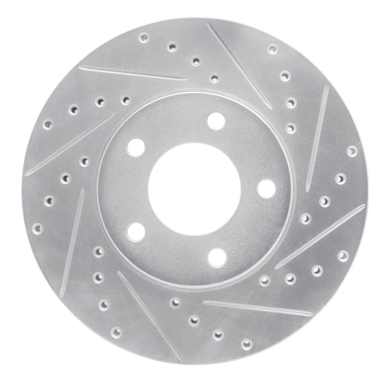R1 Concepts — R1 91-96 Chrysler Town & Country Front Right Drilled & Slotted Silver Brake Rotor
R1 Brake Rotor Drill