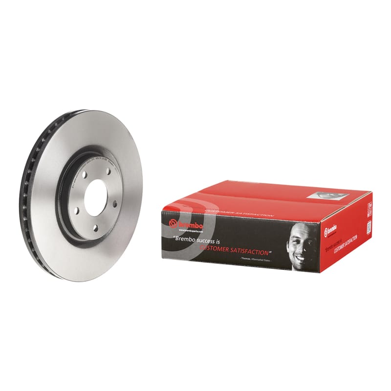 Brembo OE — Brembo OE 14-17 Nissan Juke/07-12 Sentra UV Coated Brake Disc - Front