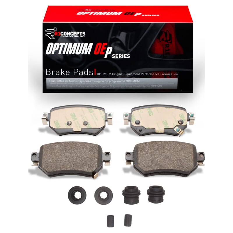 R1 Concepts — R1 16-21 Mazda 6 Rear Optimum OE Pads & Hardware Kit