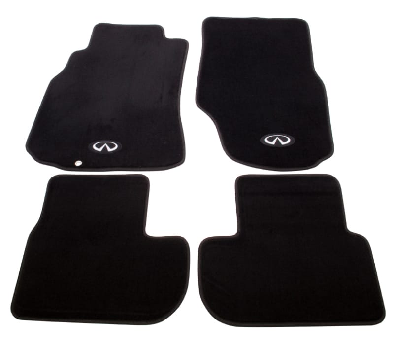 NRG — NRG Floor Mats - 03-06 G35 (Infiniti Emblem Logo) - 4pc.