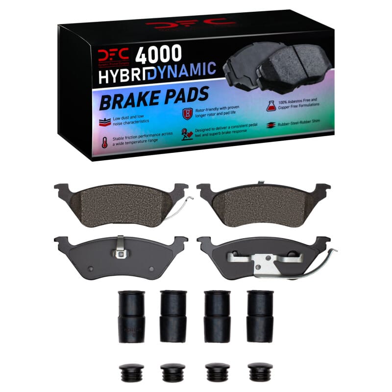 DFC — DFC 01-07 Chrysler Town & Country Rear 4000 HybriDynamic Brake Pads and Hardware Kit
DFC Brake Pad Set