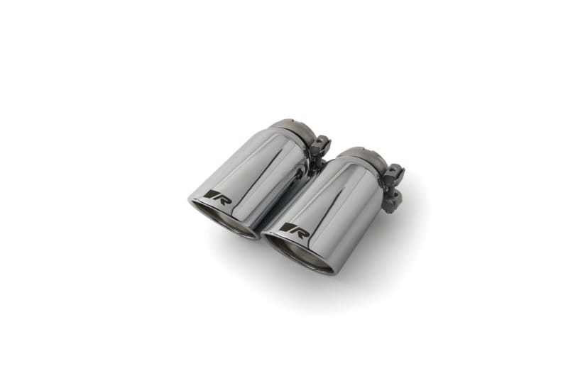 Remus — Remus Stainless Steel 84mm Angled Rolled Edge Chrome Tail Pipe Set (Pair)