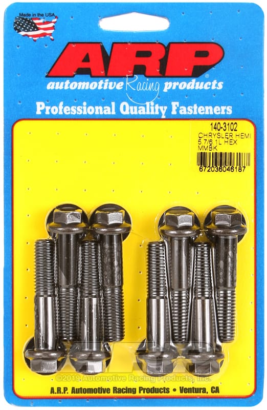ARP — ARP Chrysler Hemi 5.7/6.1L Hex Motor Mount Bolt Kit
