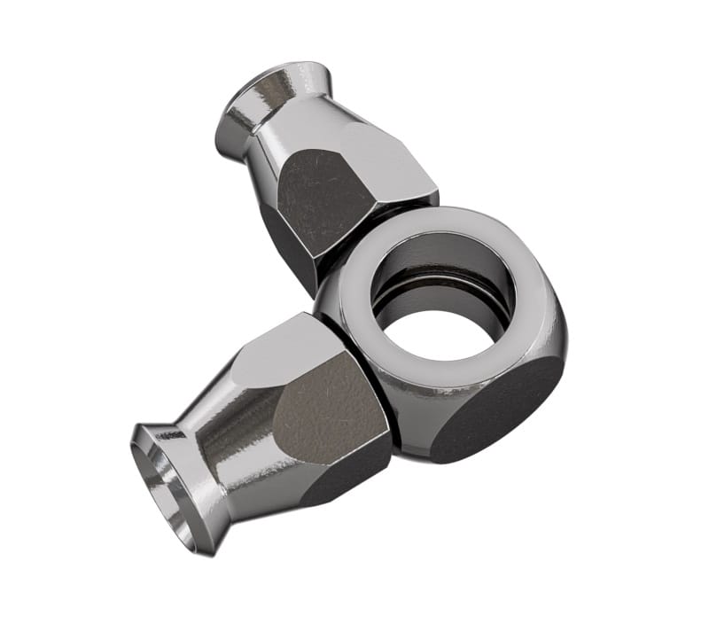 Goodridge — Goodridge 90 Deg Double Banjo for 3/8 or M10 Long Bolt