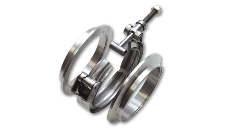 Vibrant — Vibrant AL V-B Flange Assembly for 3in OD Tubing incl 2 AL V-b flanges 1 SS V-B Clamp 1 Viton O-Ring
AlumV-BandAssy3"OD
3"AlV-BandAssembly
Exhaust Clamp